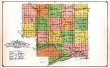 County Outline Map, Platte County 1914